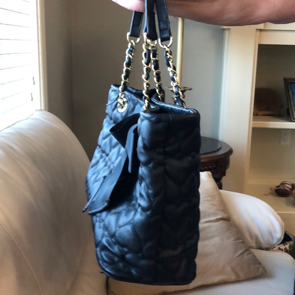 Betsey Johnson shoulder purse large black - Picture 2 of 13